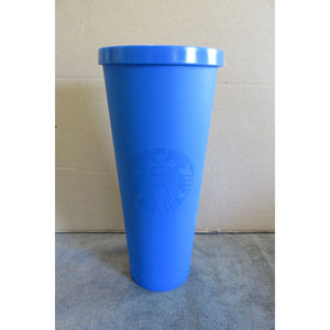 Starbucks Venti Rare Royal Blue Matte 24 oz Tumbler - No Straw